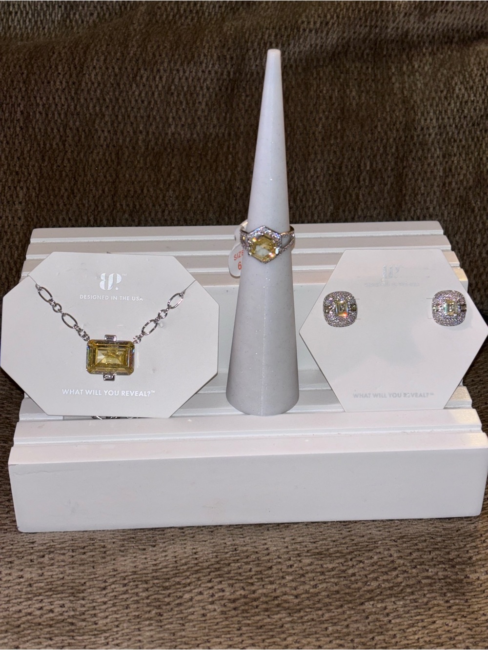 NWT Citrine Gemstone Jewelry Set